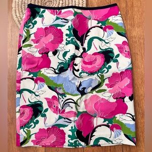 Talbots Floral Print Women's Pencil Skirt